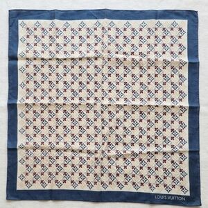 Authentic Vintage Louis Vuitton Cotton Monogram Scarf